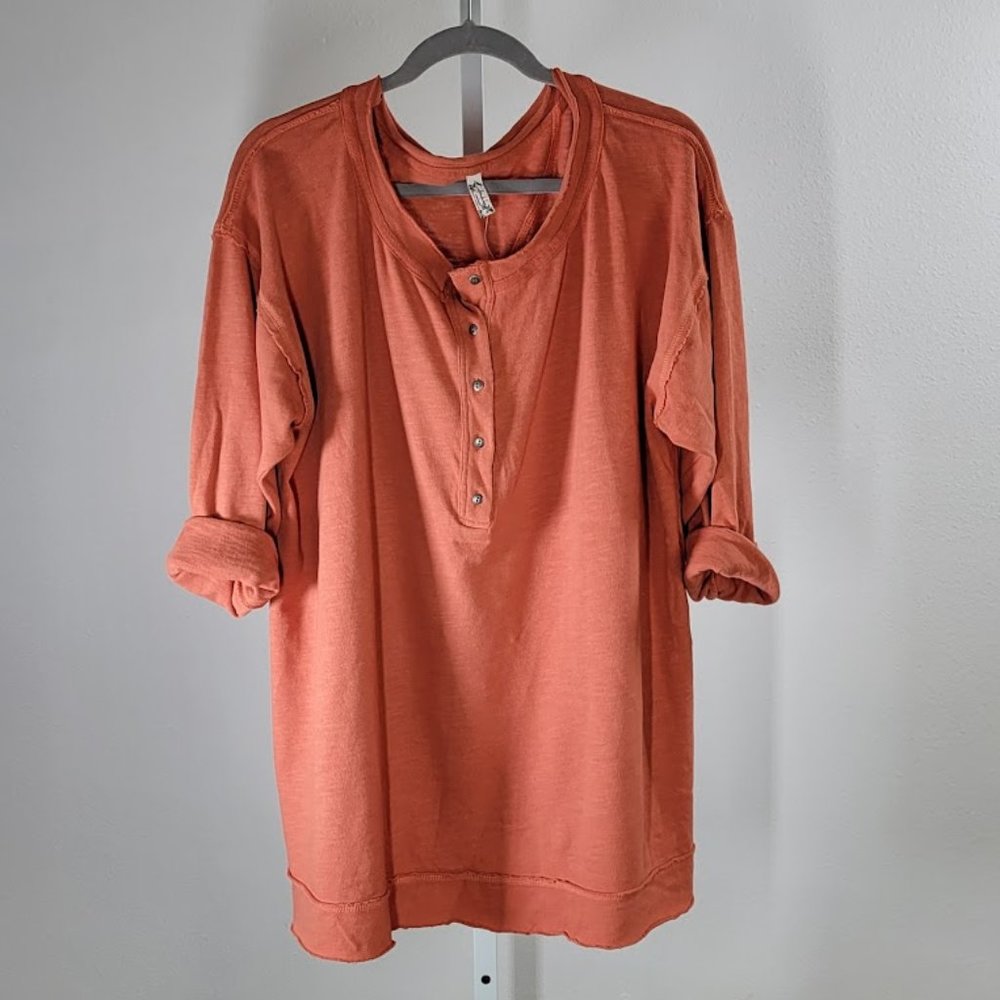 FREE PEOPLE INTIMATELY organic cotton pullover Sz M NEW - Picture 8 of 10